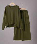 Sweater Top and Cozy Skirt
