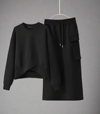 Sweater Top and Cozy Skirt
