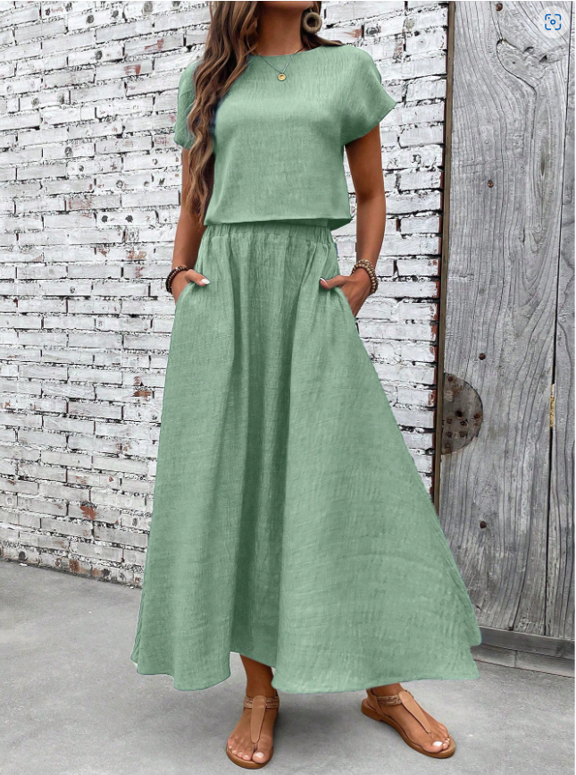 Flowy Fit Top and Skirt