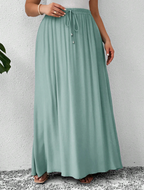 Jewel Color Tone Skirt PLUS