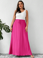 Jewel Color Tone Skirt PLUS