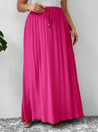 Jewel Color Tone Skirt PLUS