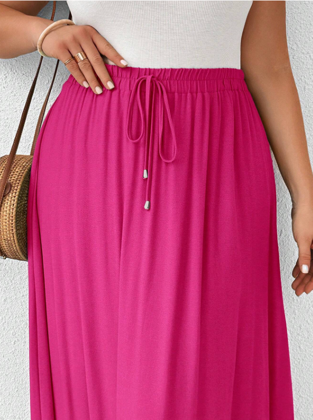Jewel Color Tone Skirt PLUS
