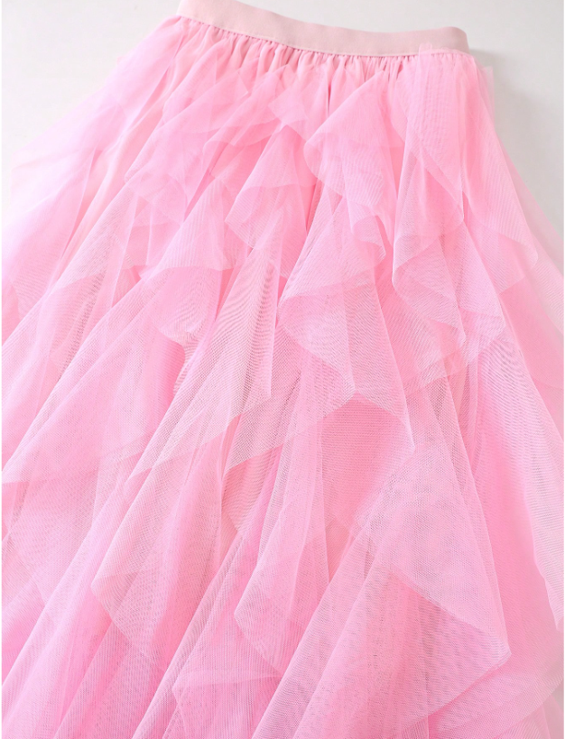 Tousled Layered Skirt