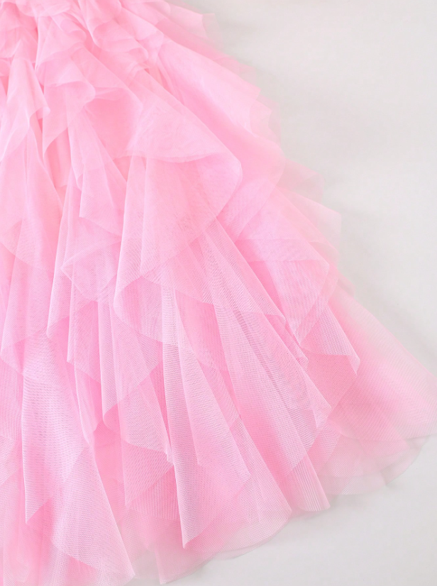 Tousled Layered Skirt