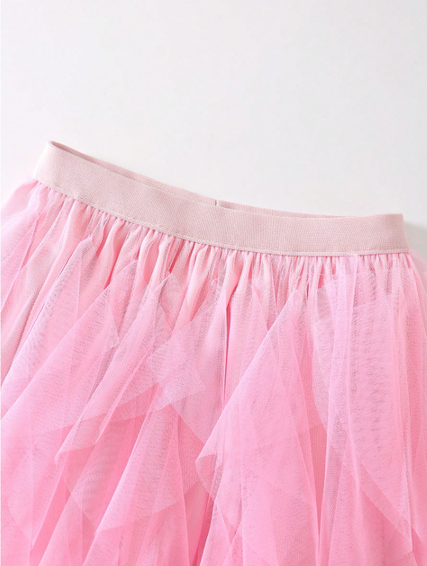 Tousled Layered Skirt