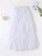 Tousled Layered Skirt