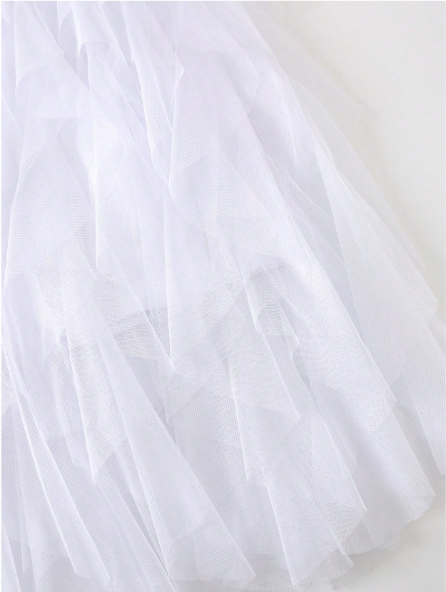 Tousled Layered Skirt