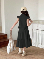 Matching Ruffles Skirt Set