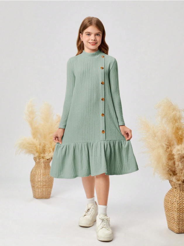 GIRLs Ruffles Lined Skirt