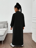 GIRLs Long Cardigan and Dress Set