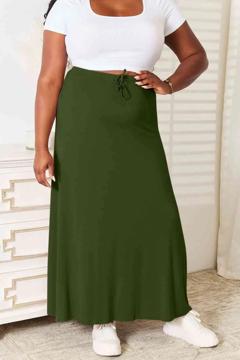 Basic Soft Maxi Skirt
