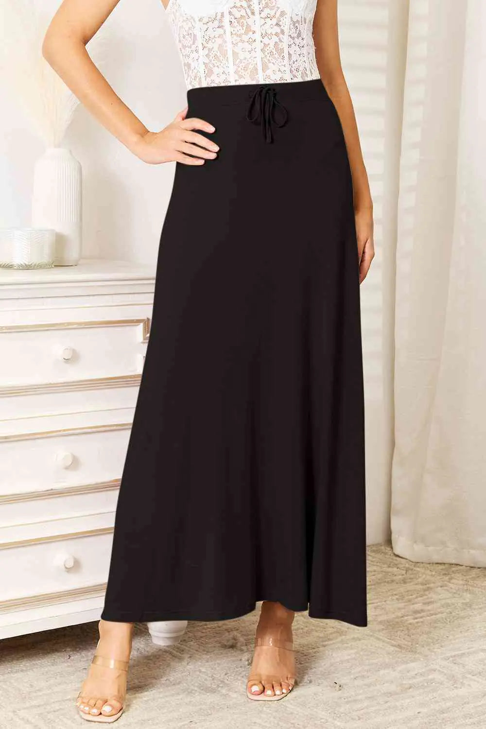 Basic Soft Maxi Skirt
